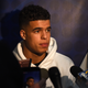 Michael Porter speaks with reporters during Day One of the NBA Draft Combine at Quest MultiSport Complex on May 17, 2018 in Chicago, Illinois.